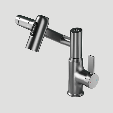 AquaTwist | 360° Kitchen Faucet with Temperature Display & Adjustable Height | Stylish Design for Modern Kitchens 6