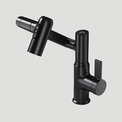 AquaTwist | 360° Kitchen Faucet with Temperature Display & Adjustable Height | Stylish Design for Modern Kitchens 8