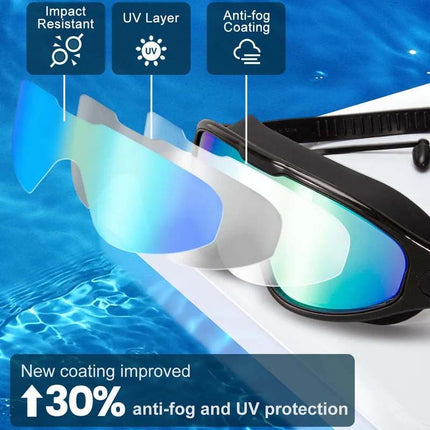 AquaVision | Swim Goggles with Anti-Fog Technology | Comfortable Fit for Clear Underwater Vision 5