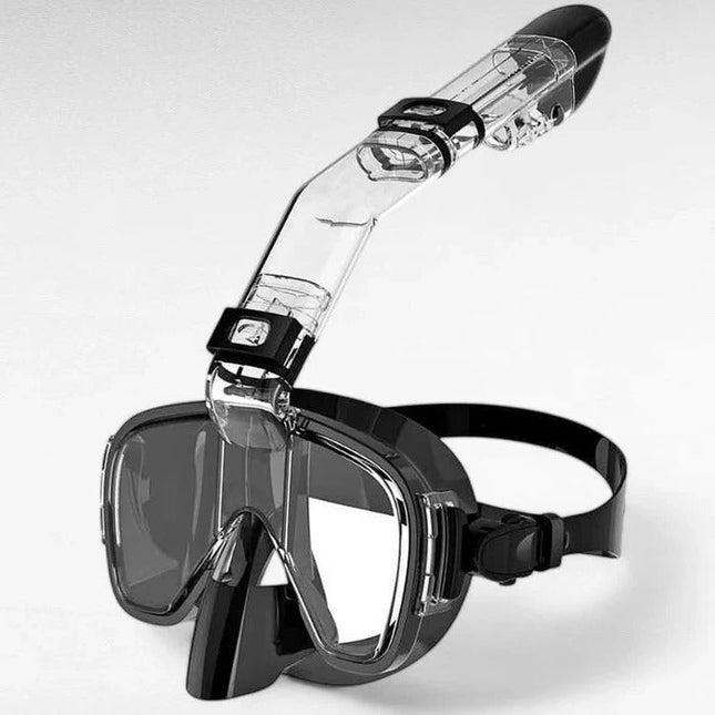 Aqua Explorer | Full Face Snorkeling Mask with Dry Top System | 180° Panoramic View for Effortless Breathing 0