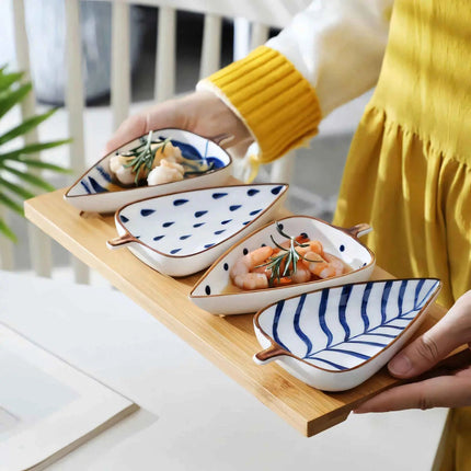 Ceramic Plate Set, Dessert Plates for Snacks and Appetizers – image 4