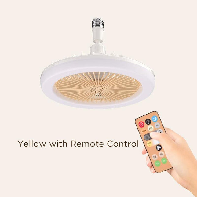 Aromatherapy | Flush Mount Ceiling Fan with Remote Control & Integrated Light | Modern Design for Enhanced Comfort and Ambiance 0