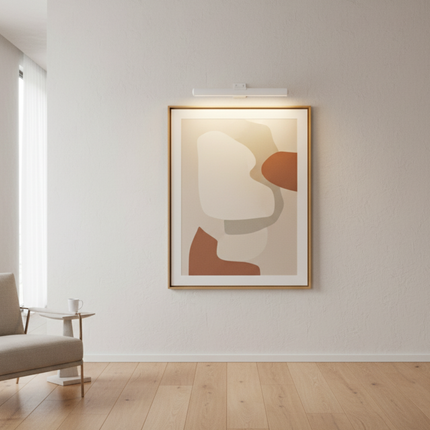 ArtGlow | Adjustable LED Wall Light for Artwork Display with Customizable Hues | Sleek Design for Elegant Illumination 7