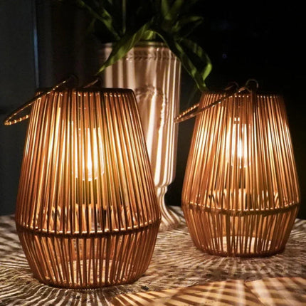 ArtisanGlow | Solar Garden Lantern with Handmade Waterproof Design | Unique Outdoor Lighting for Charming Ambiance 4