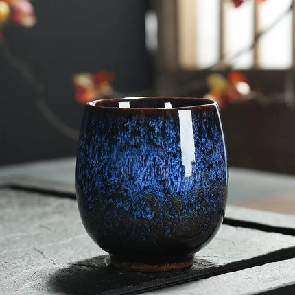 Ceramic Tea Cup, Traditional Tea Cup with Textured Finish for Daily Tea – image 7