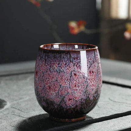 Ceramic Tea Cup, Traditional Tea Cup with Textured Finish for Daily Tea – image 5