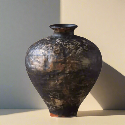 Artisan Ceramic Vessel | Patina-Washed Decorative Vase for Minimalist Styling 4