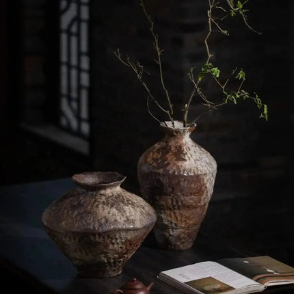 Artisan Collection | Decorative Vase with Textured Glaze | Elegant Ceramic Accent for Modern Interiors 6
