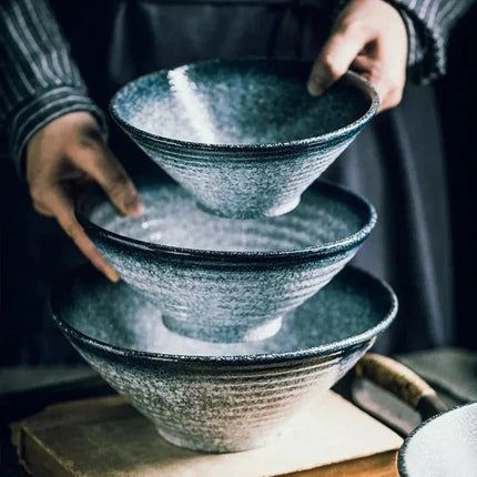 Artisan Collection | Japanese Ceramic Ramen Bowl with Handcrafted Design | Elegant Tableware for Authentic Dining 3