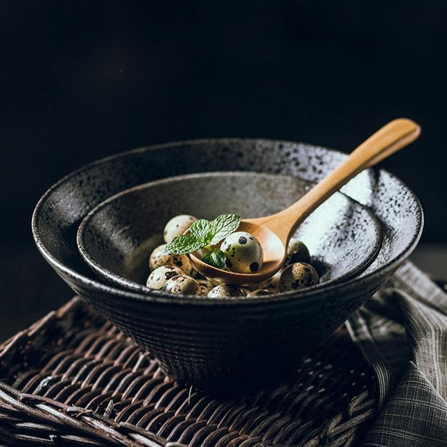 Artisan Collection | Japanese Ceramic Ramen Bowl with Handcrafted Design | Elegant Tableware for Authentic Dining 7