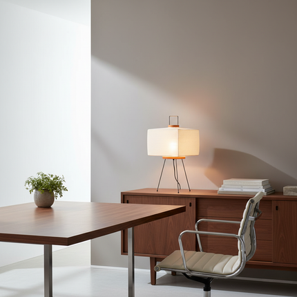 Artisan Collection | Minimalist Table Lamp with Hand-Folded Washi Shade | Elegant Design for Ambient Lighting 2