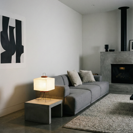 Artisan Collection | Minimalist Table Lamp with Hand-Folded Washi Shade | Elegant Design for Ambient Lighting 7