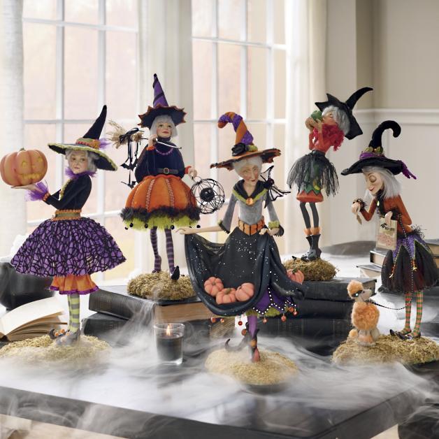 Artisan Decor | Witch Figurine with Intricate Detailing | Unique Halloween Decoration for Enchanting Spaces 1