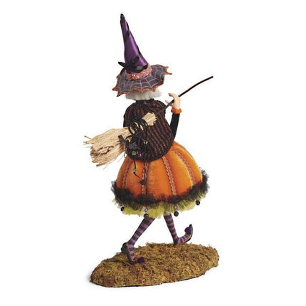 Artisan Decor | Witch Figurine with Intricate Detailing | Unique Halloween Decoration for Enchanting Spaces 3