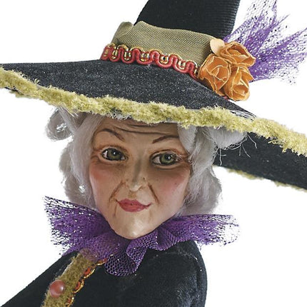 Artisan Decor | Witch Figurine with Intricate Detailing | Unique Halloween Decoration for Enchanting Spaces 7