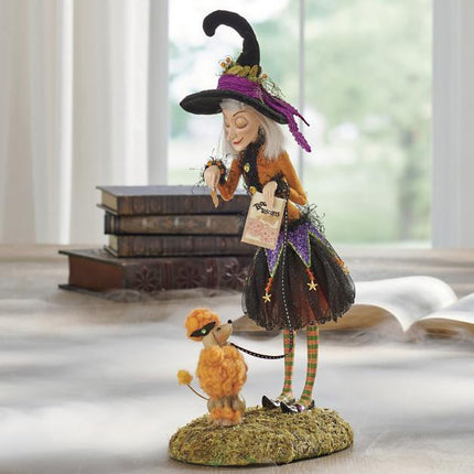 Artisan Decor | Witch Figurine with Intricate Detailing | Unique Halloween Decoration for Enchanting Spaces 9