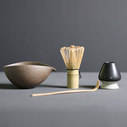 Artisan Matcha Set | Traditional Matcha Tea Set with Bamboo Whisk & Ceramic Bowl for Authentic Tea Experience 3