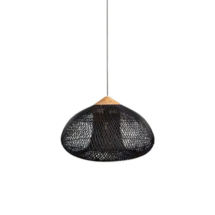 Artisan Rattan Pendant Light | Handcrafted Design with Adjustable Height | Unique Kitchen Pendant Lighting for Cozy Ambiance 1