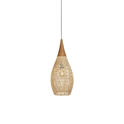 Artisan Rattan Pendant Light | Handcrafted Design with Adjustable Height | Unique Kitchen Pendant Lighting for Cozy Ambiance 10