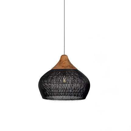 Artisan Rattan Pendant Light | Handcrafted Design with Adjustable Height | Unique Kitchen Pendant Lighting for Cozy Ambiance 11