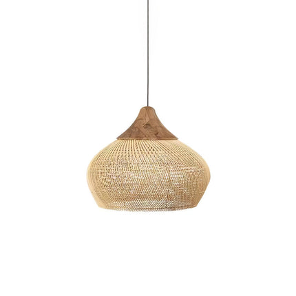 Artisan Rattan Pendant Light | Handcrafted Design with Adjustable Height | Unique Kitchen Pendant Lighting for Cozy Ambiance 12