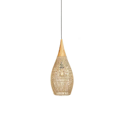 Artisan Rattan Pendant Light | Handcrafted Design with Adjustable Height | Unique Kitchen Pendant Lighting for Cozy Ambiance 16
