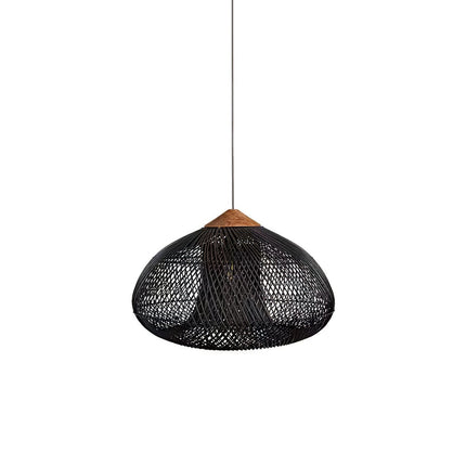 Artisan Rattan Pendant Light | Handcrafted Design with Adjustable Height | Unique Kitchen Pendant Lighting for Cozy Ambiance 2