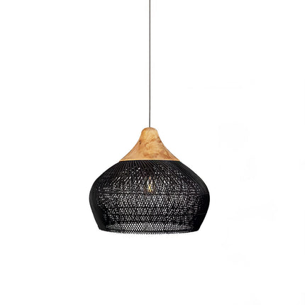 Artisan Rattan Pendant Light | Handcrafted Design with Adjustable Height | Unique Kitchen Pendant Lighting for Cozy Ambiance 9