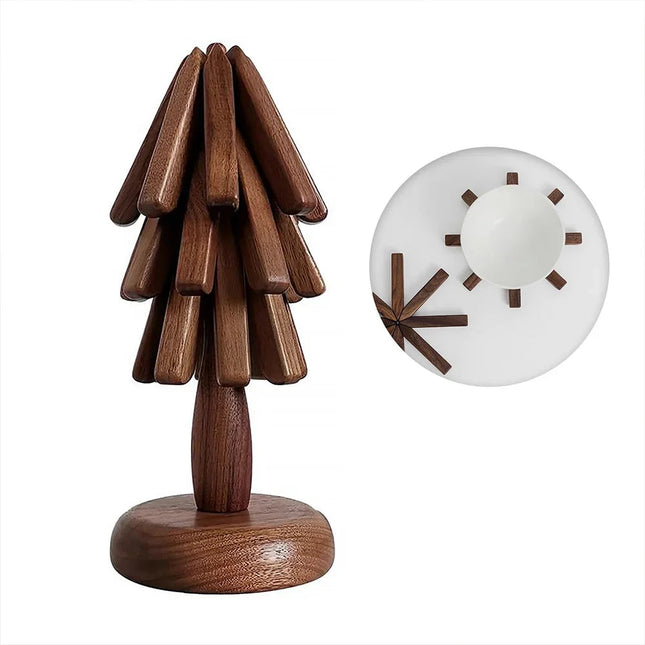 Artisan Wooden Coasters | Custom Coasters for Drinks with Tree Holder | Elegant Protection for Your Surfaces 1