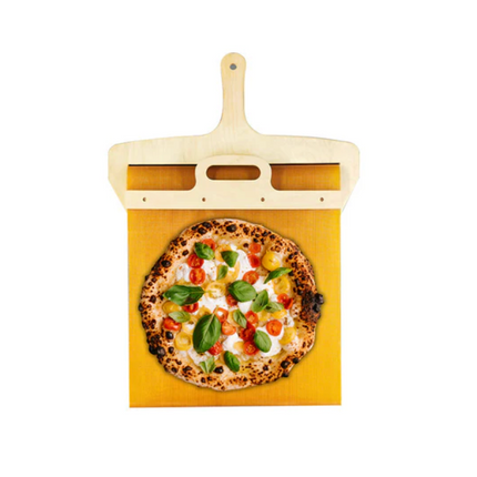 Artisanal Birch Pizza Peel with Sliding Mechanism | Perfect for Homemade Pizzas 3