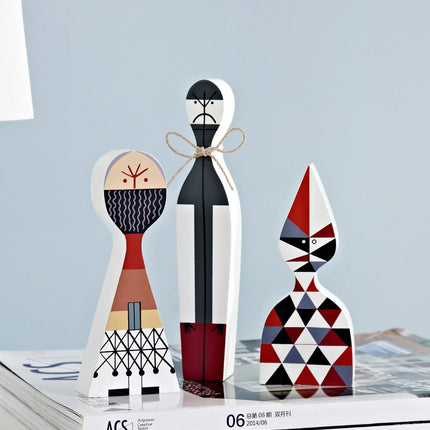 Artisanal Wooden Figures | Handcrafted Decorative Accents for Festive Cheer | Unique MDF Creations for Home Decor 3
