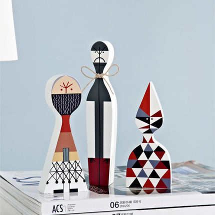 Artisanal Wooden Figures | Handcrafted Decorative Accents for Festive Cheer | Unique MDF Creations for Home Decor 5