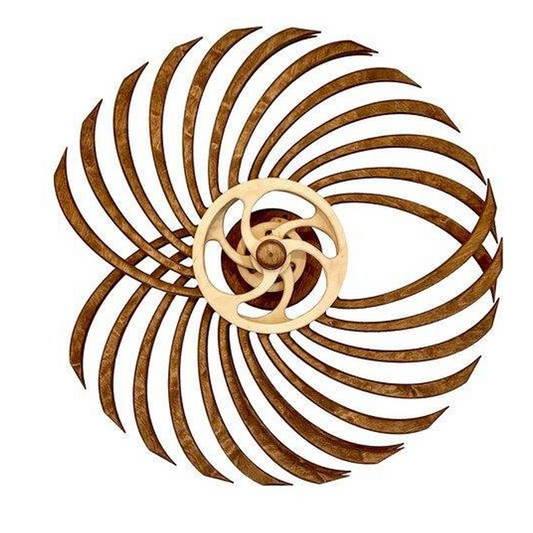 Artistic Collection | Kinetic Sculpture with Unique Motion | Handmade Wooden Artwork for Relaxation and Focus 0