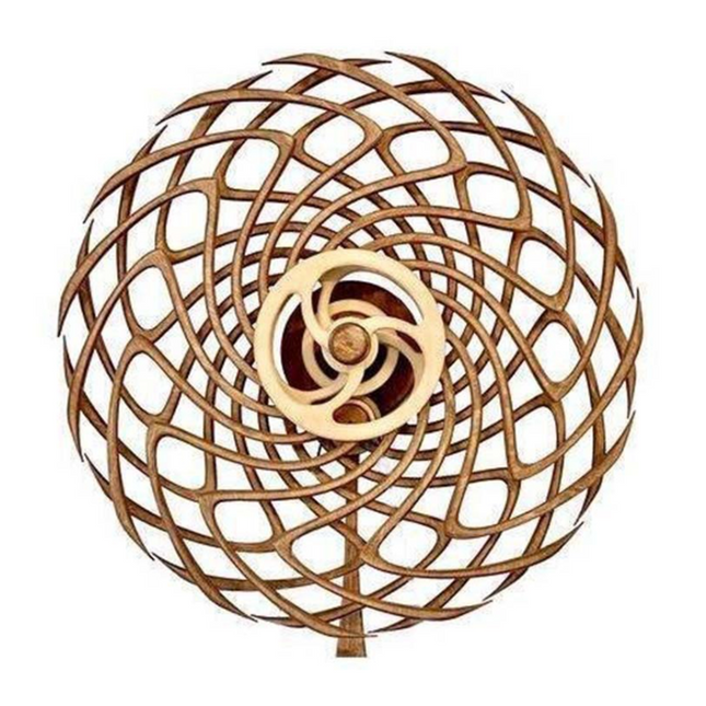 Artistic Collection | Kinetic Sculpture with Unique Motion | Handmade Wooden Artwork for Relaxation and Focus 1