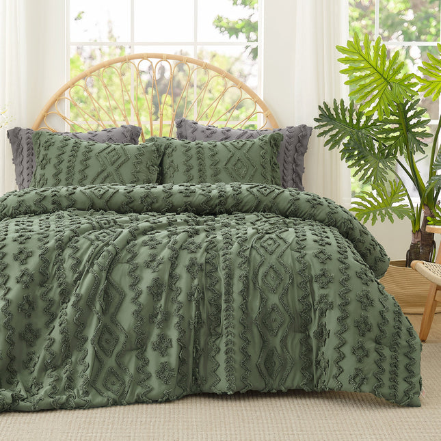 Artistic Comforter Set | King Comforter Set with Intricate Embroidery | Ultra-Soft Bedding for Year-Round Comfort 0