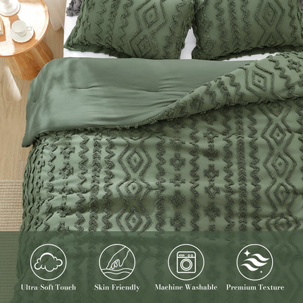 Artistic Comforter Set | King Comforter Set with Intricate Embroidery | Ultra-Soft Bedding for Year-Round Comfort 5