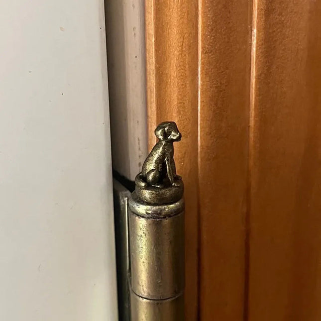 Artistic Home Décor | Vintage Bronze Door Hinge Sculpture with Magnetic Design | Unique Room Décor for Charming Spaces 0