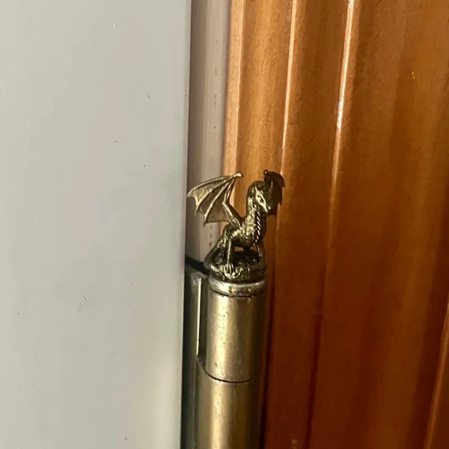 Artistic Home Décor | Vintage Bronze Door Hinge Sculpture with Magnetic Design | Unique Room Décor for Charming Spaces 1