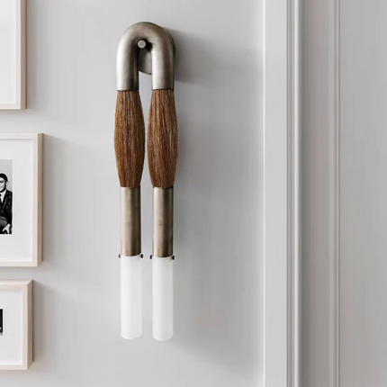 Artistic Horsehair | Wall Sconce Lighting with Elegant Tassel Design | Unique Home Decor for Ambient Illumination 9