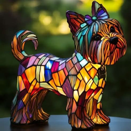 Artistic LED Accent Lamp | Dog Breed Sculpture with Warm Glow | Decorative Night Light for Home Ambiance 10