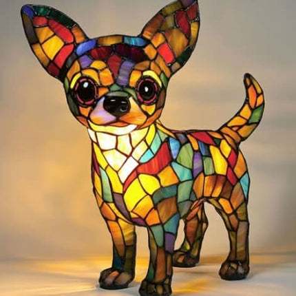 Artistic LED Accent Lamp | Dog Breed Sculpture with Warm Glow | Decorative Night Light for Home Ambiance 11