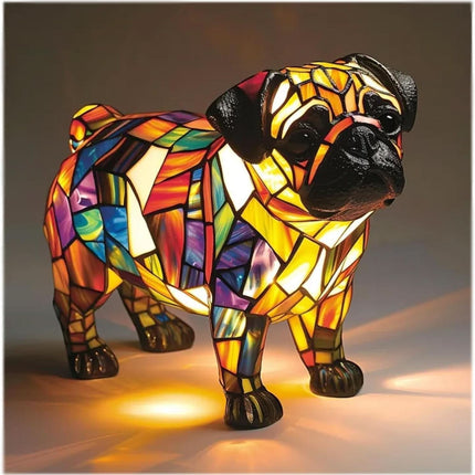 Artistic LED Accent Lamp | Dog Breed Sculpture with Warm Glow | Decorative Night Light for Home Ambiance 12