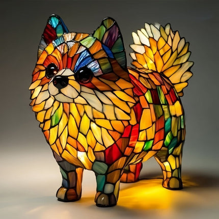 Artistic LED Accent Lamp | Dog Breed Sculpture with Warm Glow | Decorative Night Light for Home Ambiance 15