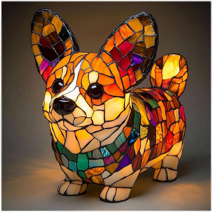 Artistic LED Accent Lamp | Dog Breed Sculpture with Warm Glow | Decorative Night Light for Home Ambiance 16