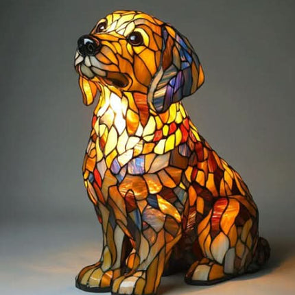 Artistic LED Accent Lamp | Dog Breed Sculpture with Warm Glow | Decorative Night Light for Home Ambiance 17