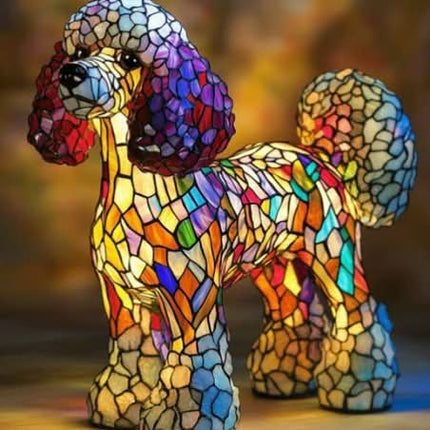 Artistic LED Accent Lamp | Dog Breed Sculpture with Warm Glow | Decorative Night Light for Home Ambiance 18