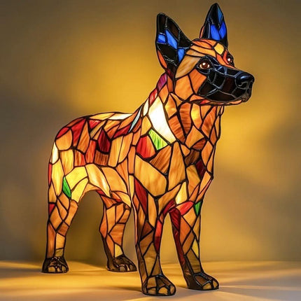 Artistic LED Accent Lamp | Dog Breed Sculpture with Warm Glow | Decorative Night Light for Home Ambiance 20