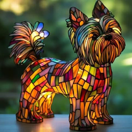 Artistic LED Accent Lamp | Dog Breed Sculpture with Warm Glow | Decorative Night Light for Home Ambiance 26