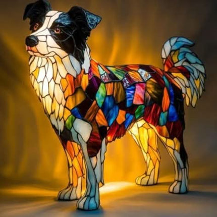 Artistic LED Accent Lamp | Dog Breed Sculpture with Warm Glow | Decorative Night Light for Home Ambiance 5