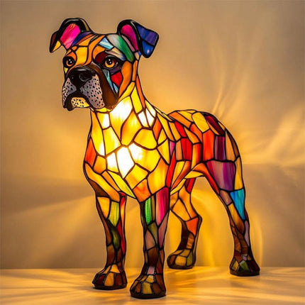 Artistic LED Accent Lamp | Dog Breed Sculpture with Warm Glow | Decorative Night Light for Home Ambiance 6
